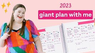 Giant Plan with Me for 2023