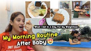 My morning Routine after Baby || what I Ate in a day || recipe & birthday venue vlog ️‍