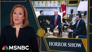 ‘A setup’: Psaki blasts Trump’s ‘made for TV’ Oval Office clash with Zelenskyy