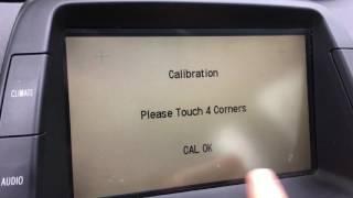 Prius touch screen