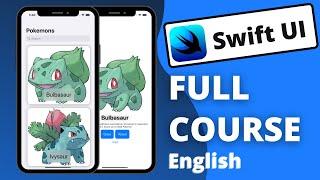 Swift UI 3 Full Crash Course English | Build a Pokemon App