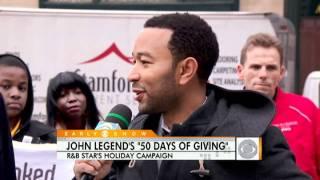 John Legend's "50 Days of Giving"