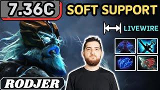 7.36c - Rodjer ZEUS Soft Support Gameplay 41 ASSISTS - Dota 2 Full Match Gameplay