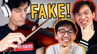 Davie504 FAKES Playing the Violin!?