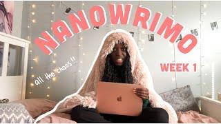 nanowrimo vlog 2021 // week one