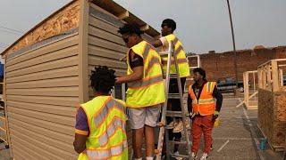 Teens build tiny homes for tornado victims in north St. Louis