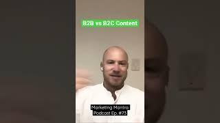 [Podcast Clip] What differentiates B2B content from B2C content? Brad Smith from Wordable explains.