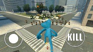 I BECAME HUGGY WUGGY VS MINECRAFT ARMY in Garry's Mod!