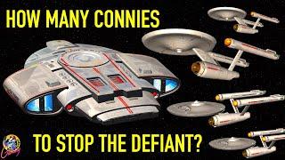 (Defiant) How Many Constitution Classes Can We Destroy? - Star Trek Starship Battles