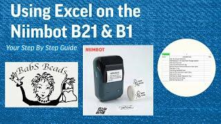 How To Print Labels From Excel Using A Niimbot B1 Or B21 Label Printer