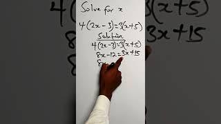 Equation Adventure: Discovering Linear Solutions #exam  #mathematics #mathstricks
