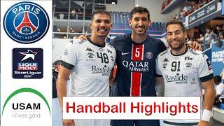 PSG Handball Vs USAM Nîmes Handball Highlights LNH Starligue 2024