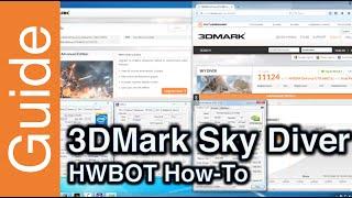 How to submit with 3DMark Sky Diver at HWBOT