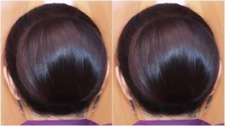 Best & Easy  Simple Juda Bun Hairstyle Girl For Long Hair | Simple Quick Updo Hairstyle For Women