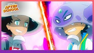 Ash VS Goh Rap Battle  Pokémon Ultimate Journeys | Netflix After School