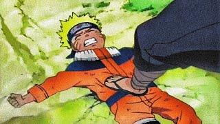 Naruto got stomped in his belly