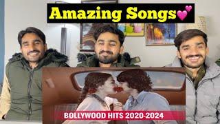 PAK REACT TO 100 Bollywood Hits from 2020 to 2024 (20 songs from each year)