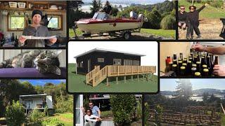 South Island Tiny House Channel Trailer w/ Pat and Cori