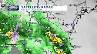 New Hampshire weather: Steady rain, some northern snow