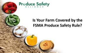 Is Your Farm Covered by the FSMA Produce Safety Rule?