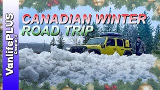 A Snowy Road Trip During Canadian Winter - Ship with No Port