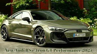 925 Hp | Starting Price of €160,500 | New Audi RS e-tron GT Performance 2025