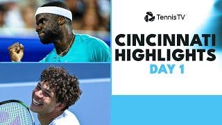Shelton Takes On Eubanks; Tiafoe, Mannarino, Gasquet Feature | Cincinnati 2023 Highlights Day 1