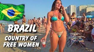 LIFE In BRAZIL - THE COUNTRY WHERE WOMEN are FREE and OPEN - TRAVEL DOCUMENTARY VLOG