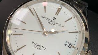 5 day movement in a 10.6mm case?! The Baume & Mercier Baumatic