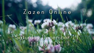 Zazen Online December 14th 2024 11h00 (CEST) / 10h00 (BST)