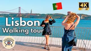 Lisbon, Portugal - [ Walking Tour - 4K with Subtitles ] - Relive the Age of Discovery!