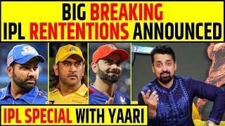 BIG BREAKING: IPL RETENTIONS ANNOUNCED! IPL SPECIAL WITH SPORTS YAARI