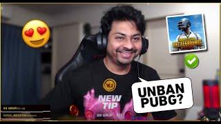 Dynamo Gaming on PUBG Unban in india