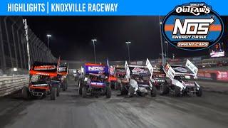 World of Outlaws NOS Energy Drink Sprint Cars | Knoxville Raceway | June 14, 2024 | HIGHLIGHTS