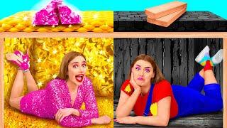 Secret Rooms Under The Bed | Rich VS Broke Funny Moments by BaRaDa Best