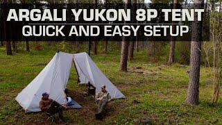 SETTING UP THE YUKON 8P TENT: ARGALI EQUIPMENT