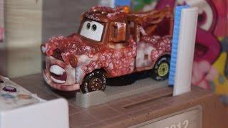 Mattel Disney Cars 2012 SDCC Bathroom Mater (Soap Suds) Diorama/Display Die-cast