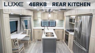 Luxury 5th-Wheel RV with Rear Kitchen: A Walk-Through