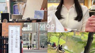 vlog | 秋の日常ハングル検定受験最近の購入品下北沢ランチ.子犬カフェ.東京の紅葉を楽しむ.社会人vlog