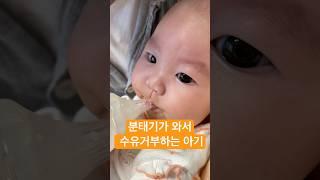 분태기로 수유거부하는 아이 해결방법? #분태기 #분유수유 #수유거부