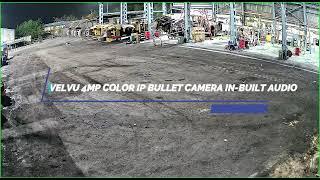 VELVU 4MP IP COLOR CAMERA VIDEO QUALITY (In-Built Audio)