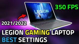 How to Optimize Lenovo Legion Gaming Laptops 2022 & 2021 for Gaming