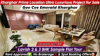 GeeCee Emerald Kharghar | 2 & 3 Bhk Sample Flat | Site Visit, Booking, Brochure CALL NOW- 8800678921