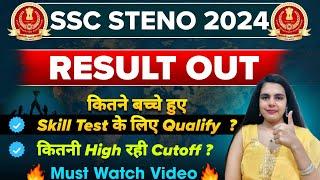 SSC STENO 2024 TIER 1 RESULT OUT | SSC STENO 2024 2024 CUTOFF | SSC STENO IMP UPDATE |