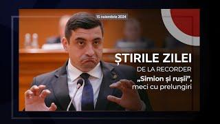 15 NOIEMBRIE 2024. „Simion și rușii”, meci cu prelungiri