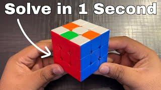 How to Solve Rubik’s Cube in Just 1 Second :