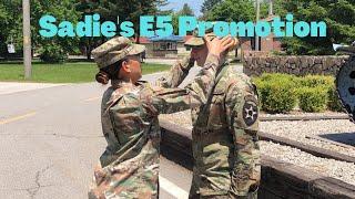 Sadie's Promotion to E5!