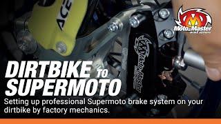 Dirtbike to Supermoto... upgrading to Supermoto spec with a Moto-Master Flame Supermoto Racing Kit