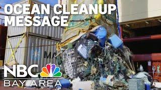 Ocean Cleanup fleet makes way to San Francisco