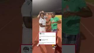Tyreek Hill reacts to Speed and Noah race. Noah responds 